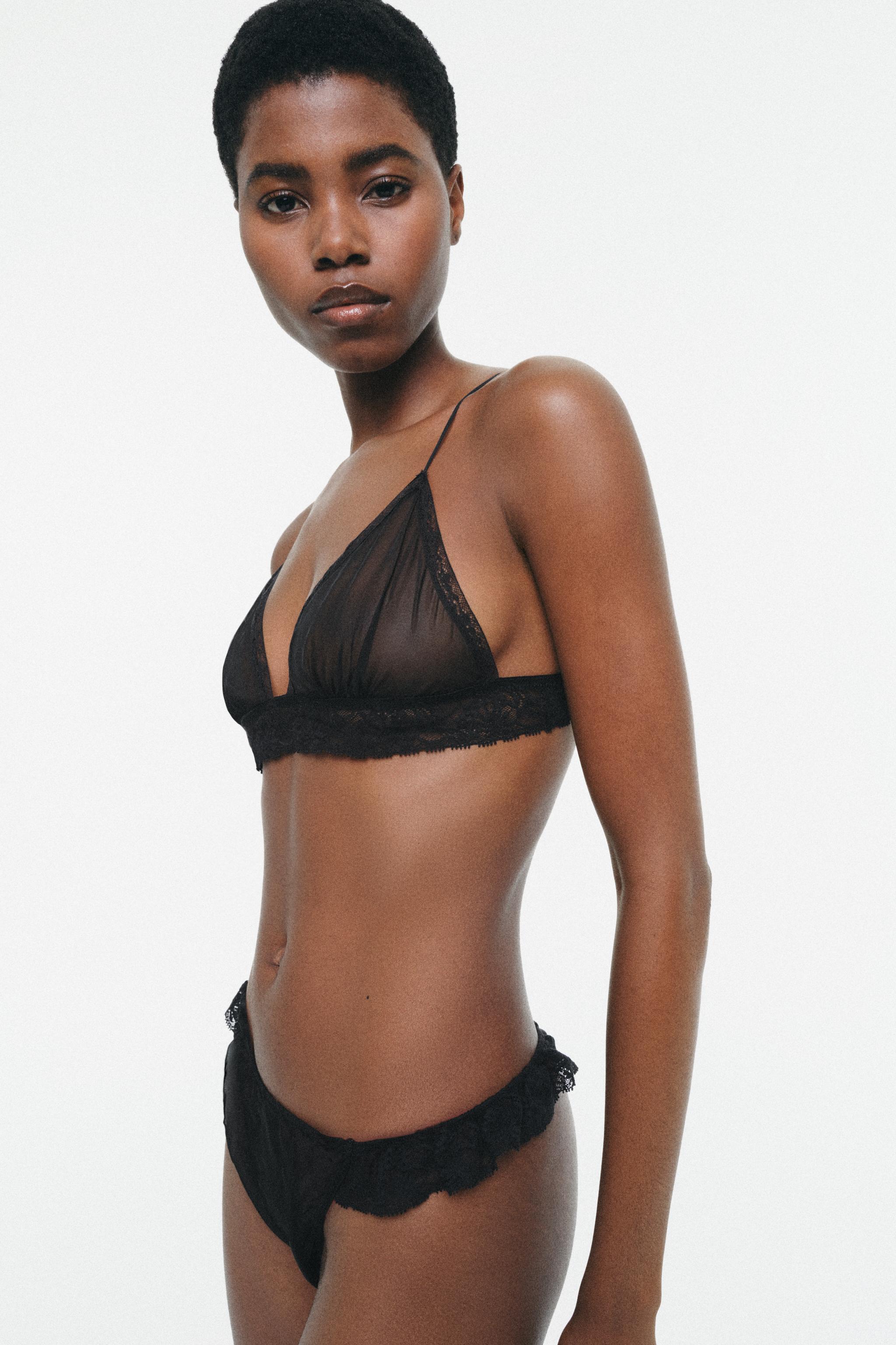 GEORGETTE LACE BRA